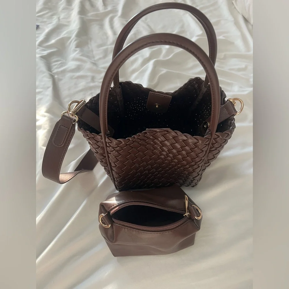 Anthropologie The Hollace Tote: Woven mini Bag - Picture 5 of 7